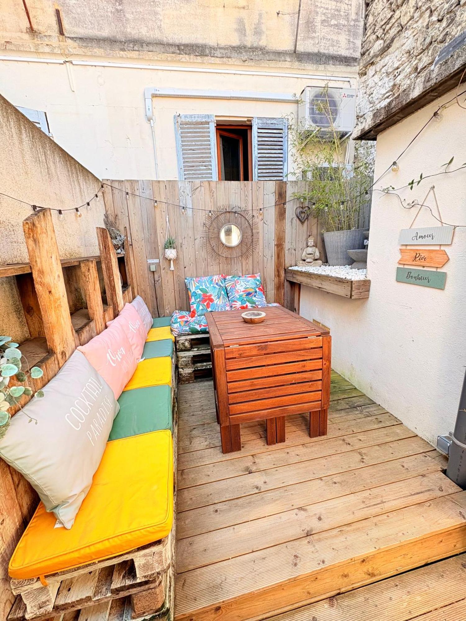 Ferienwohnung Le Patio De Provence En Avignon - Hypercentre, Clim, Wifi, Calme Exterior foto